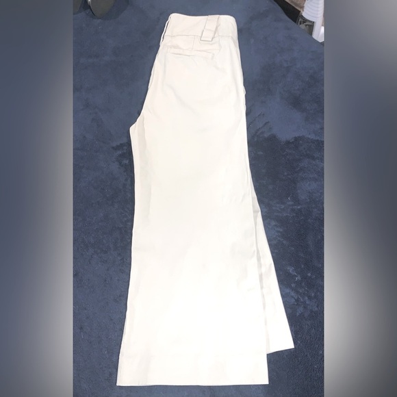 Banana republic stretch khaki cropped wide leg pants Size 4 - Picture 4 of 8
